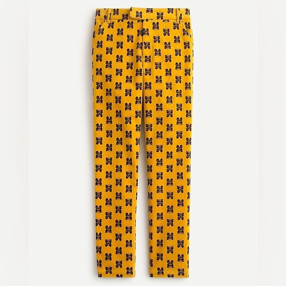 NWT J. Crew Straight Leg Pant In Butterfly Stretch Corduroy Size 0 - Picture 1 of 6